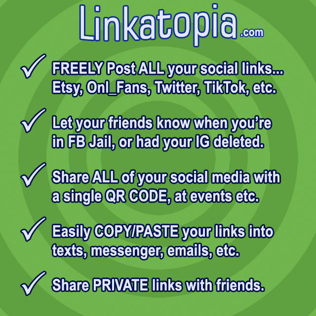 a graphic listing some of the most popular Linkatopia features